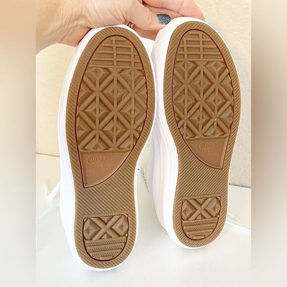 Converse All Star Hi platform CTAS Lift Hi white Platform Sneakers New in box 7 - Picture 10 of 16